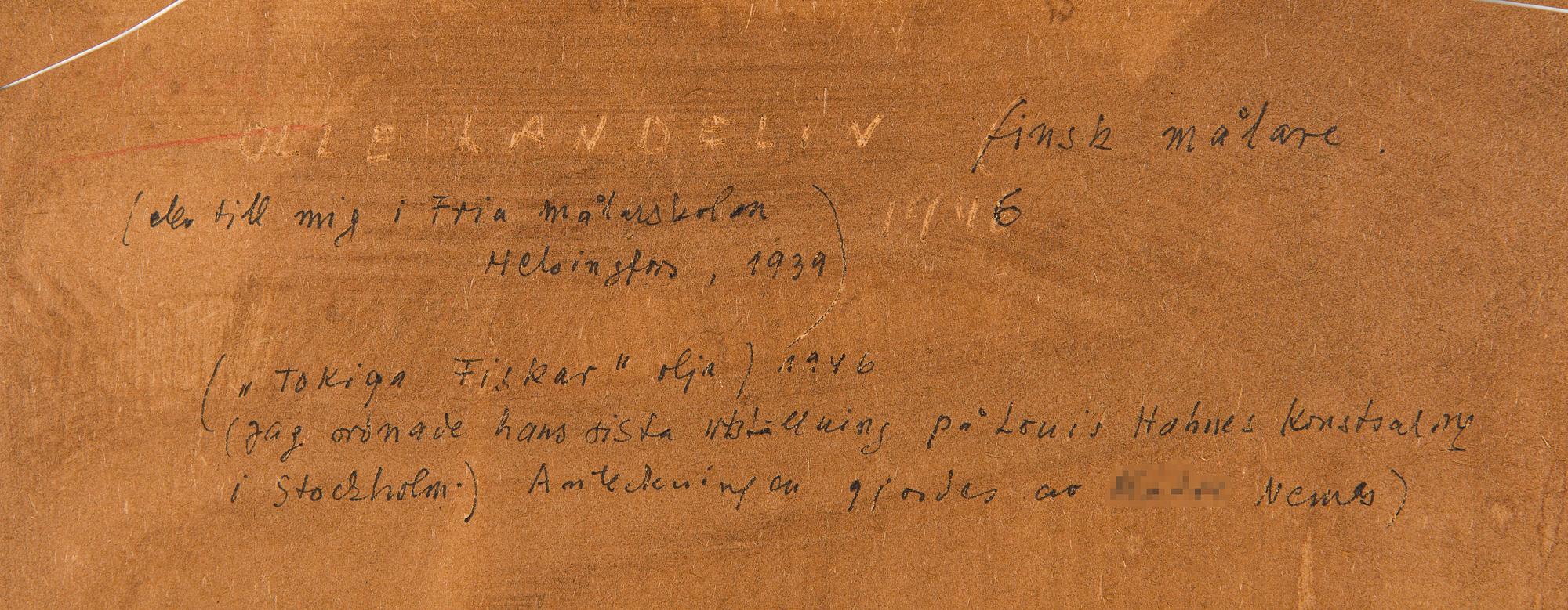 Ole Kandelin, Tokiga Fiskar.