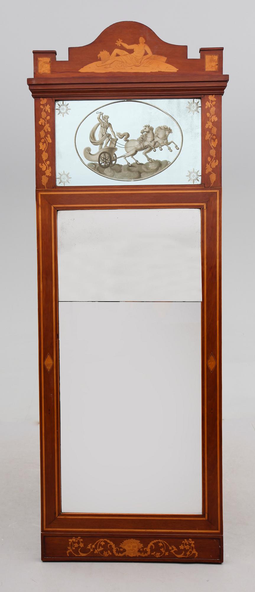 SPEGEL, senempire, Danmark, 1800-talets mitt.