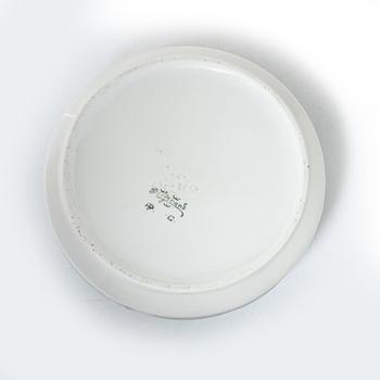 Hilma Persson-Hjelm, "Jössehärad", a porcelain figurine and an Art Nouveau bowl, Rörstrand, early 20th century.