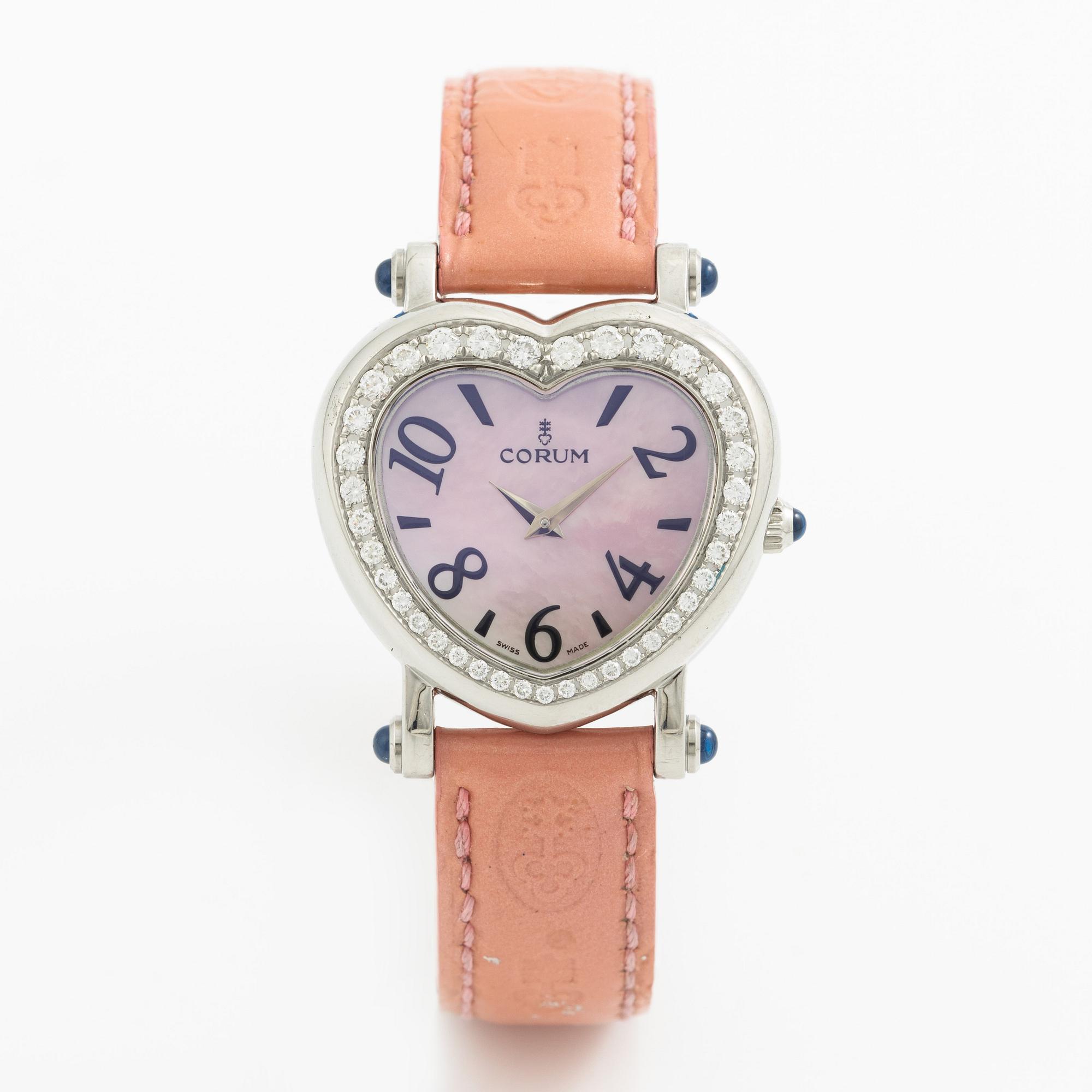 Corum, "Heart Beat", "MOP dial", armbandsur, 30 mm.