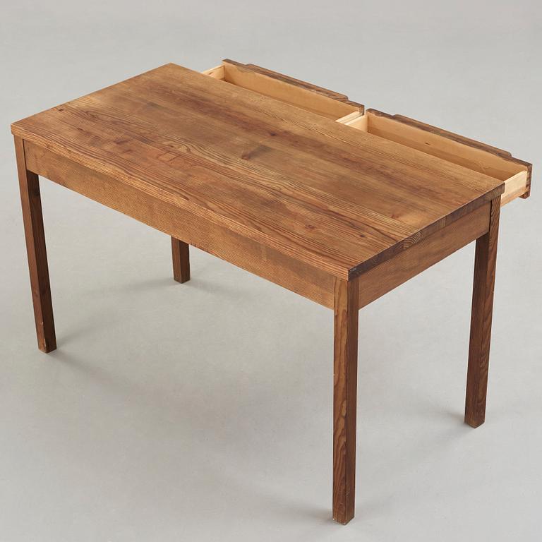 Axel Einar Hjorth, An Axel Einar Hjorth stained pine desk probably 'Sport', Nordiska Kompaniet, Sweden ca 1933.