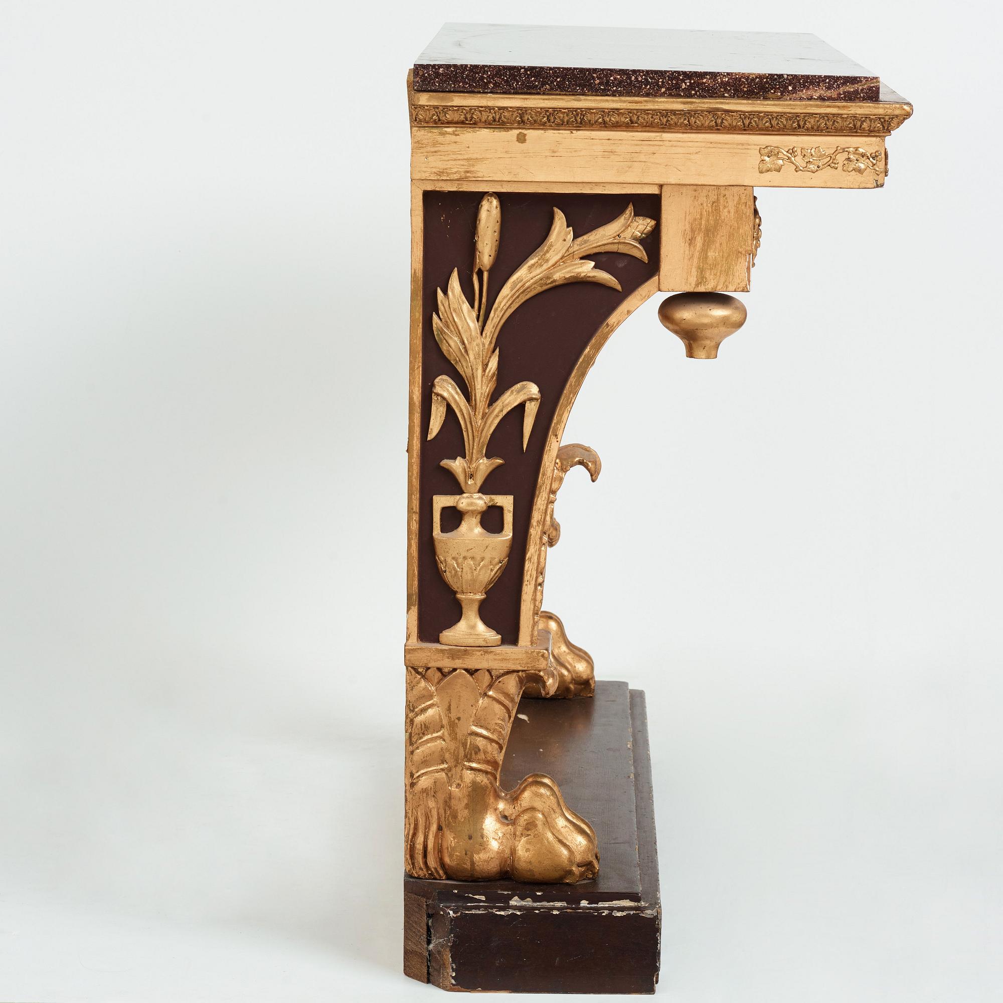 KONSOLBORD. Stockholmsarbete 1800-talets början, Empire.