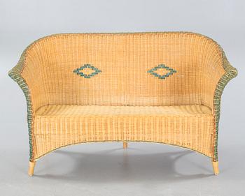 A set of rattan furniture from Bruka, Stockholm, second half of the 20th century.