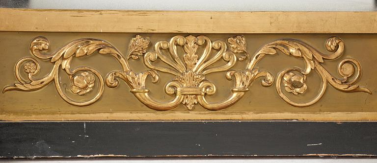 Spegel, av Petter Gustaf Bylander (spegelfabrikör i Göteborg 1811-58), Empire.