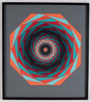 Victor Vasarely, serigraph, signed, numbered EA XIV/XXX.