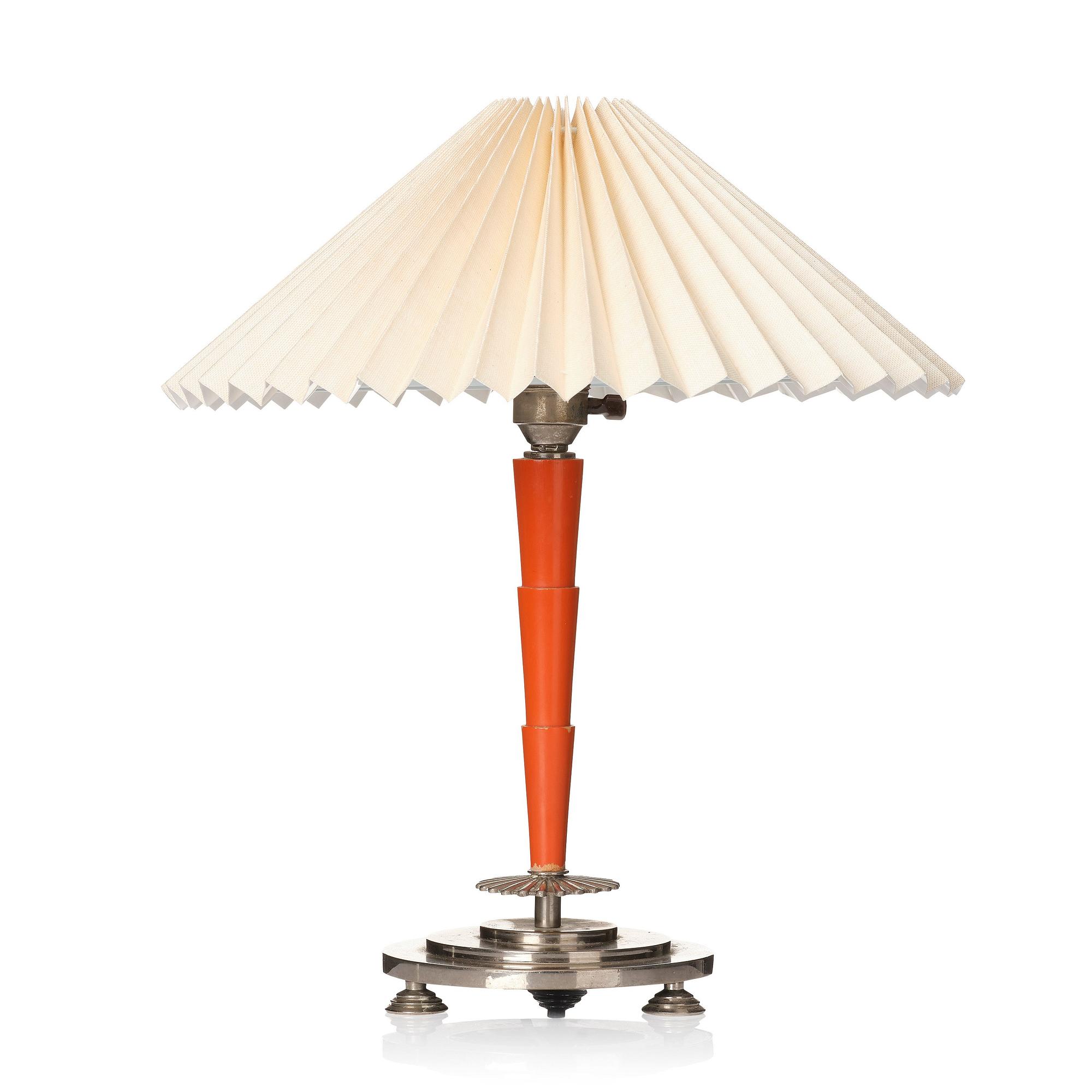 Erik Tidstrand, a table lamp, model "27222", Nordiska Kompaniet 1920-30s.