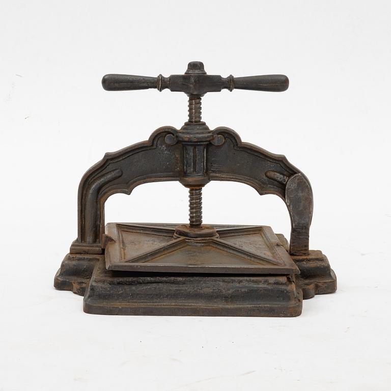 Book press/plant press, late 19th century.