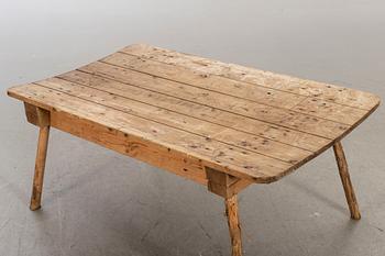 A 20th century slaughter table / garden table.