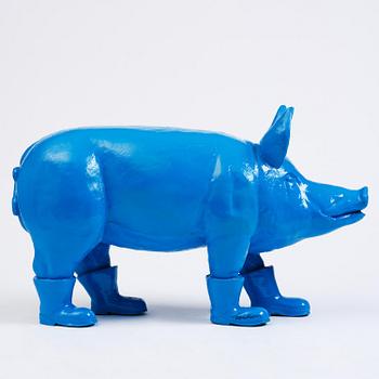 William Sweetlove, "Cloned blue father pig" (Blue).