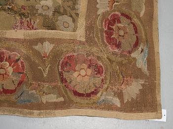 A carpet tapestry weave, ca 561-564,5 x 354-360 cm, Aubusson, France the middle to the end of the 19th century.