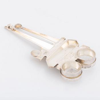 Rolf Karlsson hänge silver med bergkristall.