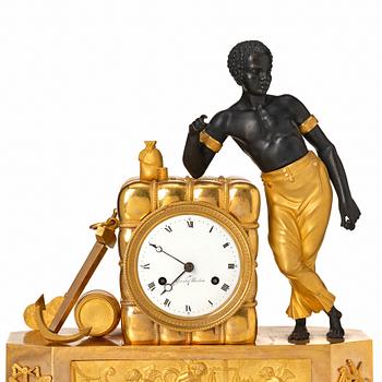 A Swedish Empire mantel clock by G. Undén.