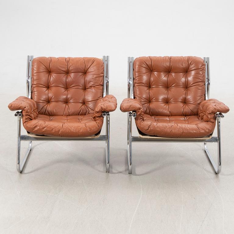 John-Bertil Häggström, armchairs, a pair, "Borkum", IKEA, 1970s.