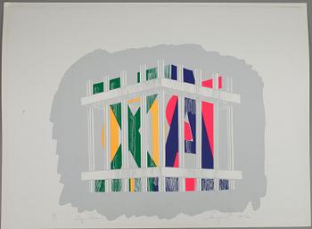 JAMES ROSENQUIST, serigrafi, signerad och daterad 1972, numrerad 72/150.