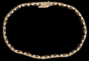 ARMBAND, 18k guld, troligen Italien. Vikt ca 34 g.