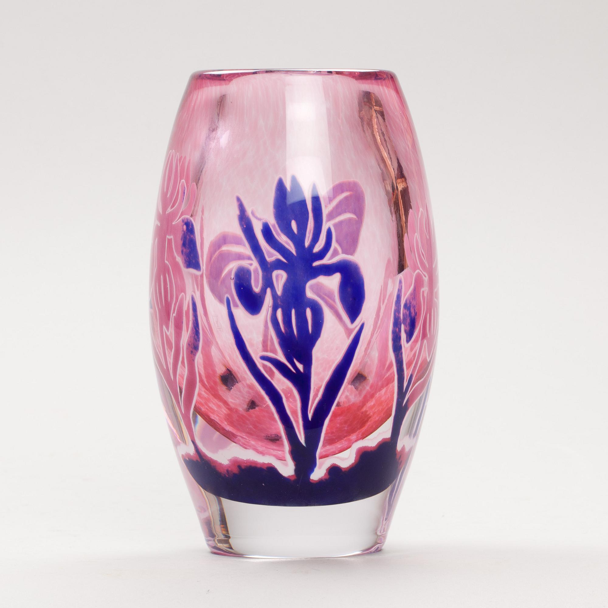 VAS, glas, Astrid Gate, Johansfors, sign Ltd Edt 21/50.
