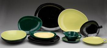 MATSERVIS, 86 delar, flintporslin, "Colorado" Stig Lindberg, Gustavsberg, formgiven 1955.