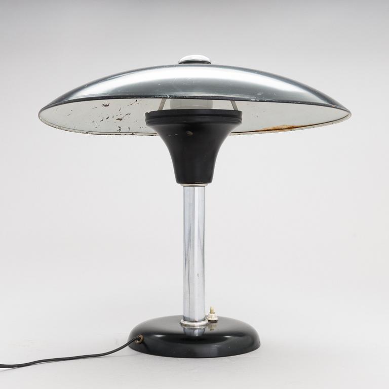 Max Schumacher, A 1930's German table lamp for MWS (Metallwerk Werner Schröder) Lobenstein.