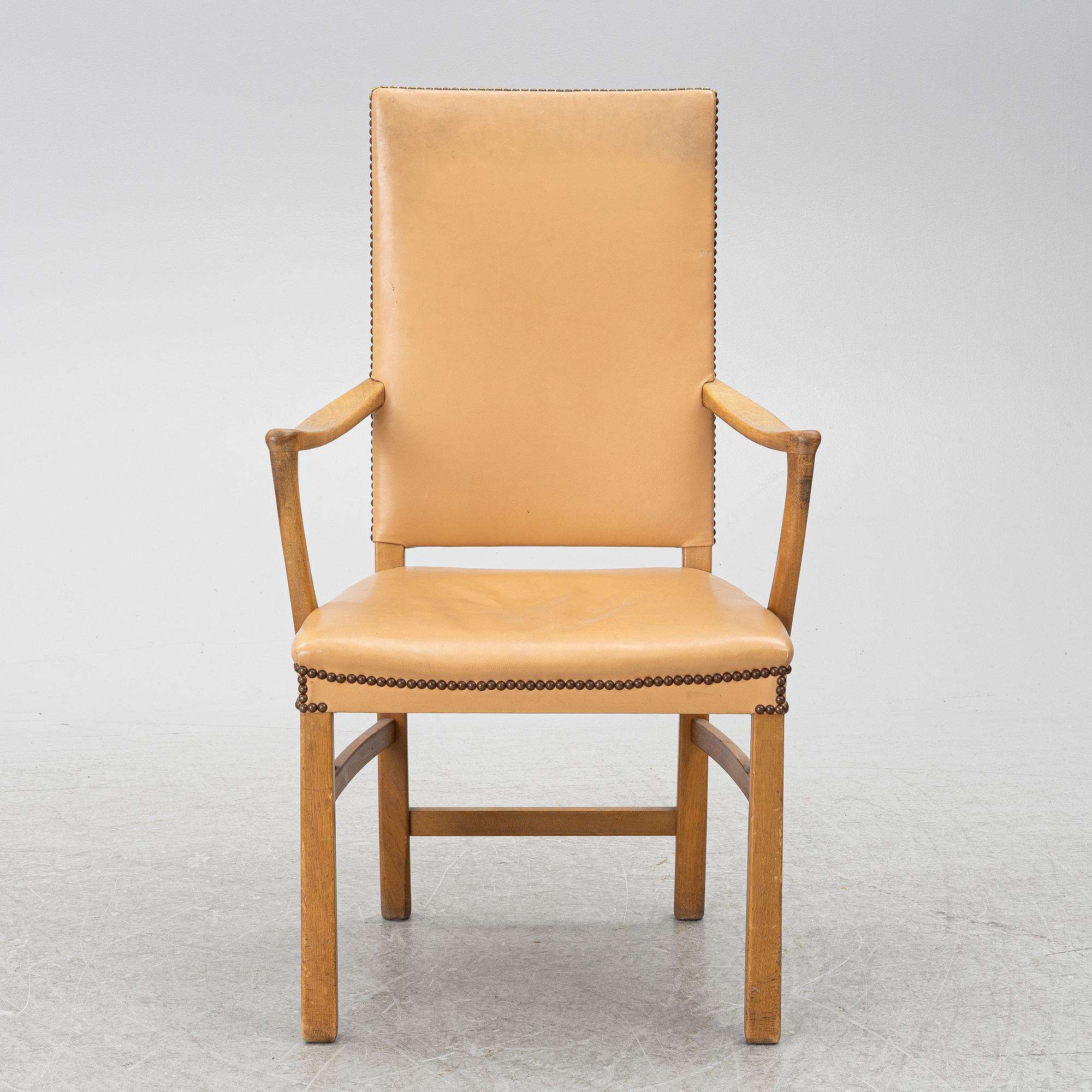 Carl Malmsten, Armchair, “Gustavus”, Åfors Möbelfabrik, second half of the 20th century.