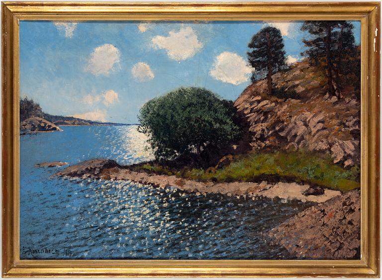 EDVARD ROSENBERG, oil on canvas, signed.