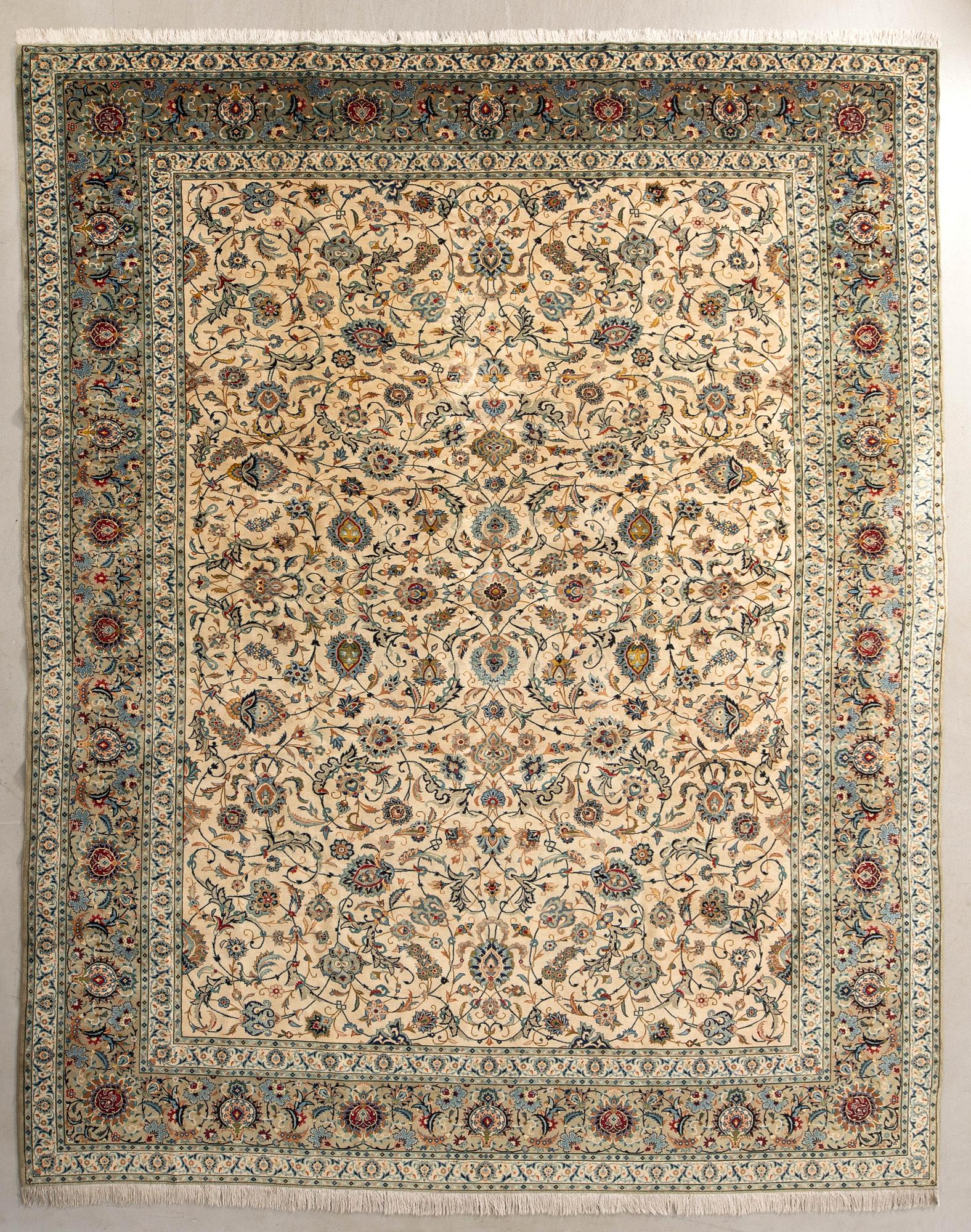 Matta Keshan av Ali Mohammad Hematyan, old/semiantik ca 515x305 cm.