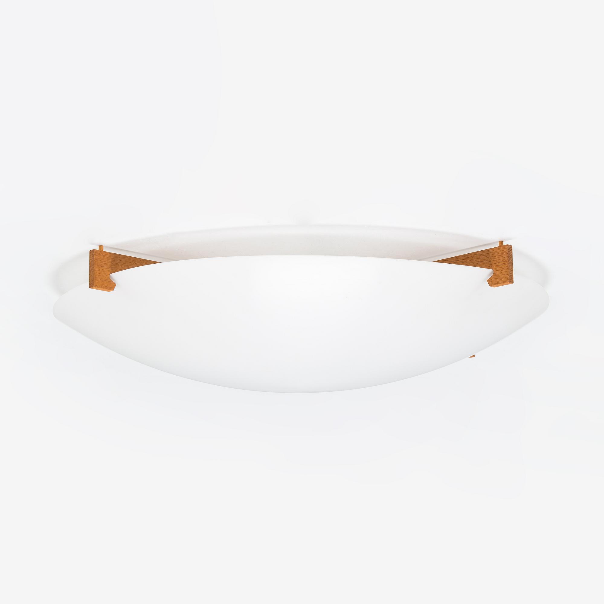 A 'Plafo' ceiling light by Östen & Uno Kristiansson, end of the 20th Century.