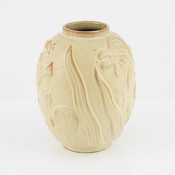Anna-Lisa Thomson, a glazed earthenware vase from Upsala-Ekeby, 1940's.