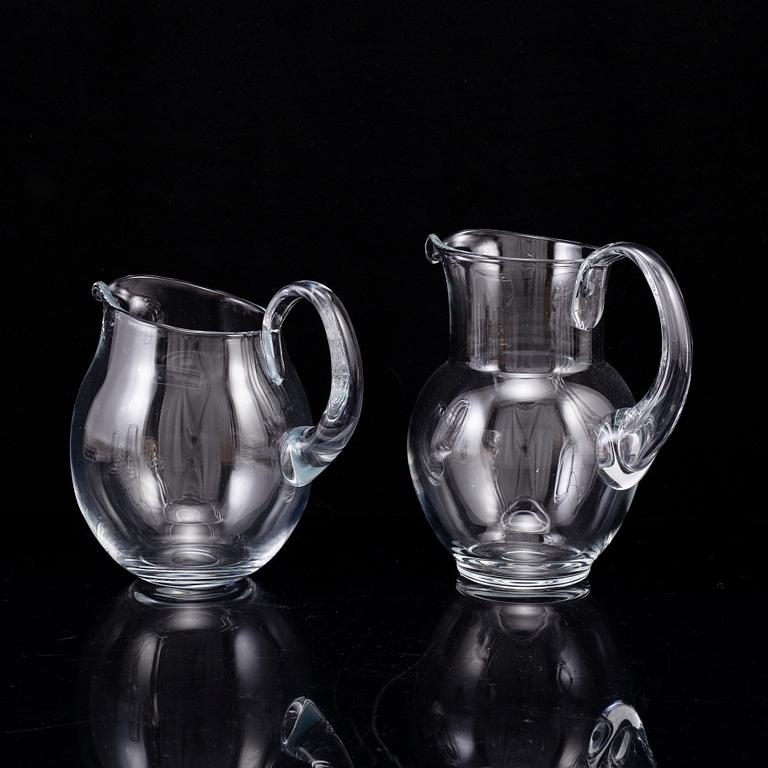 INGEGERD RÅMAN, 9 delar glas, Skruf.