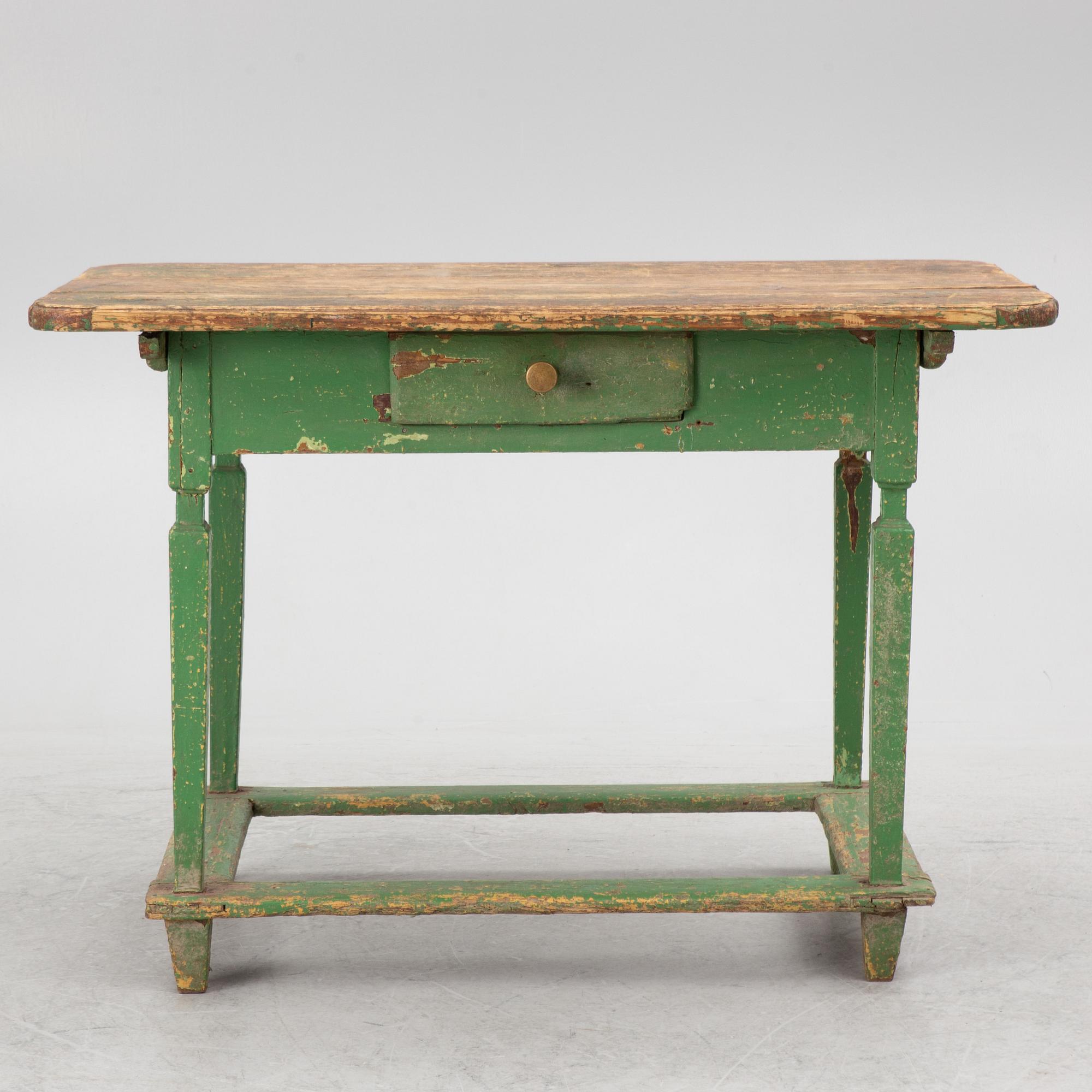 Matbord, allmoge, 1800-tal.