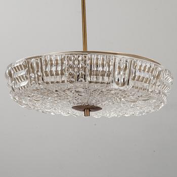 TAKLAMPA, Carl Fagerlund, Orrefors. 1950-tal.