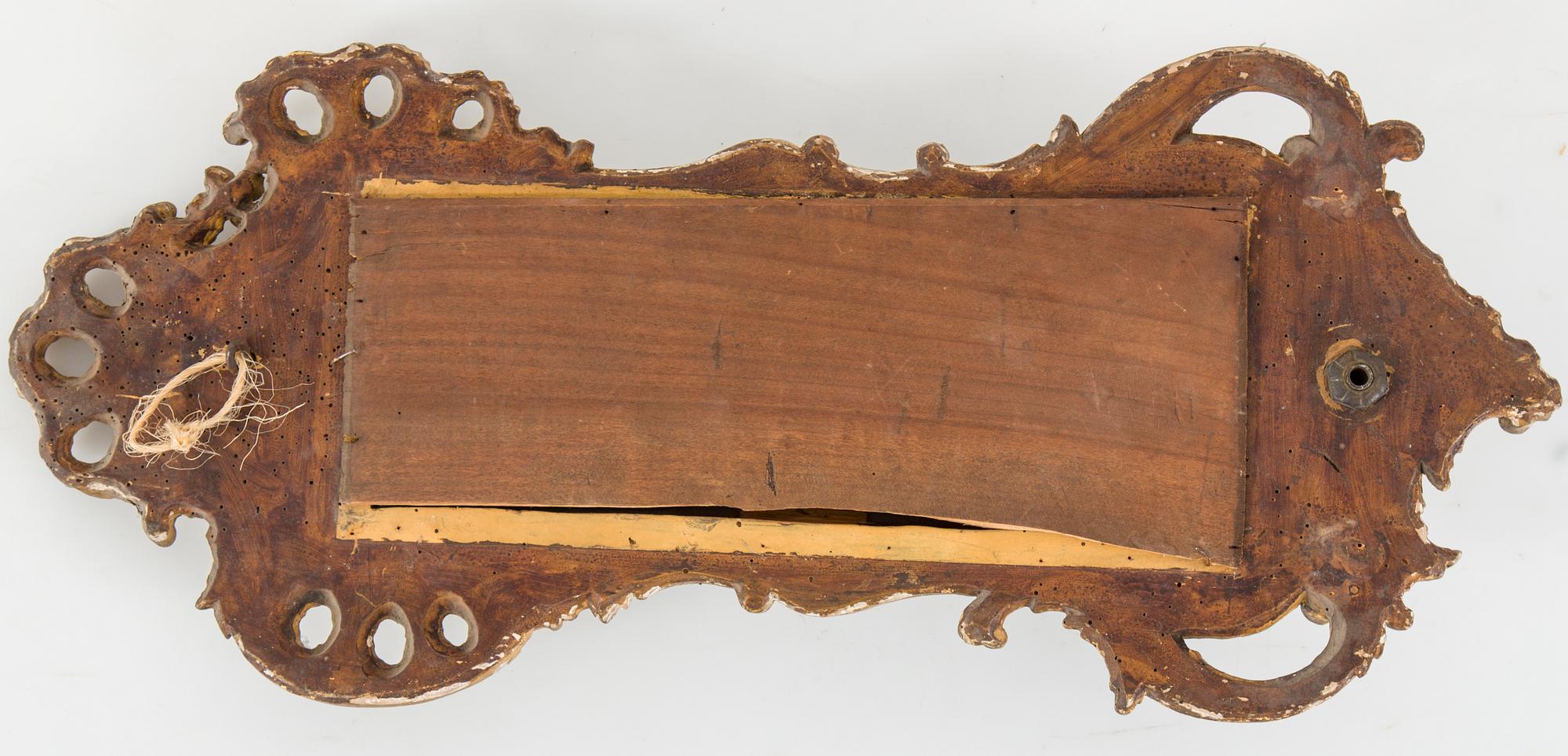 A MIRROR, probably Denmark / Northern Germany, rococo, 10th century.