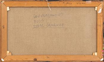 CARL MAGNUS, oil on canvas signed and dated 69.