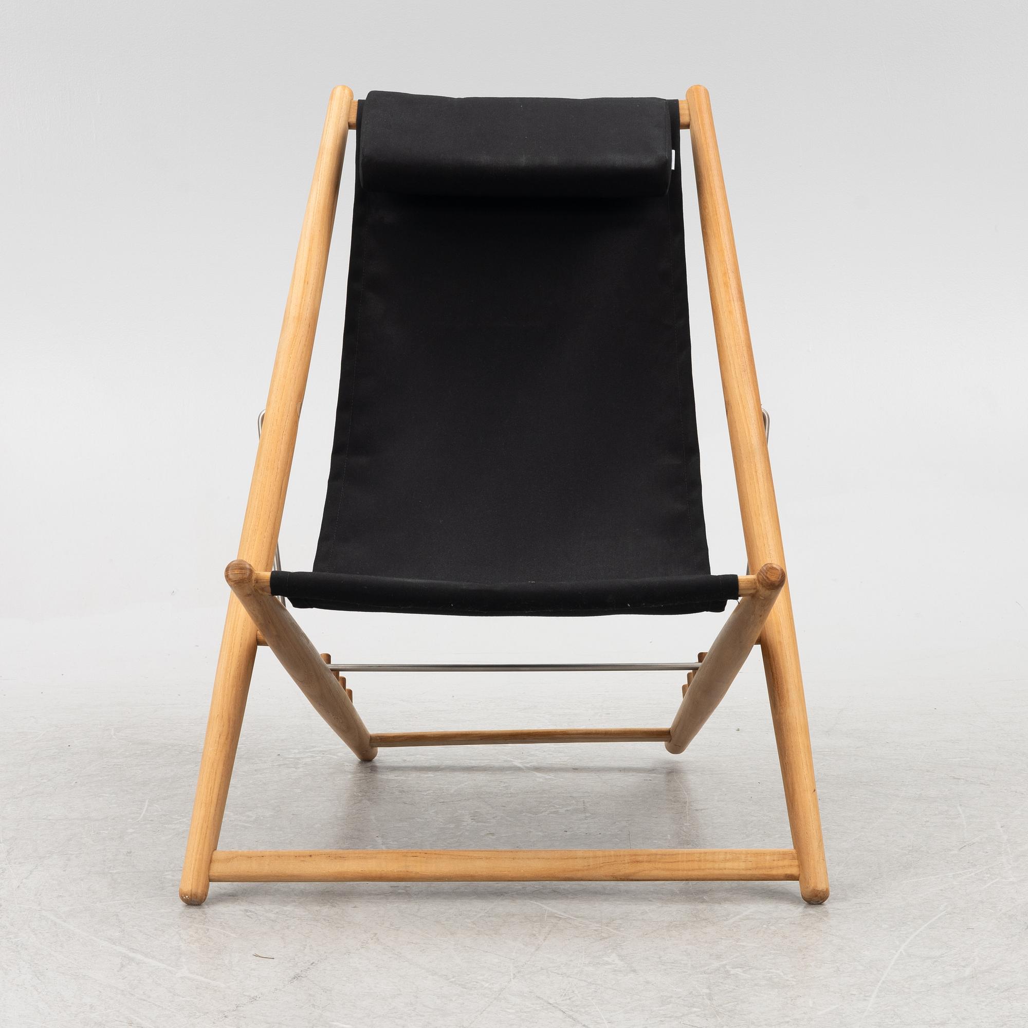 Björn Hultén, beach chair, 'H55', Skargaarden.