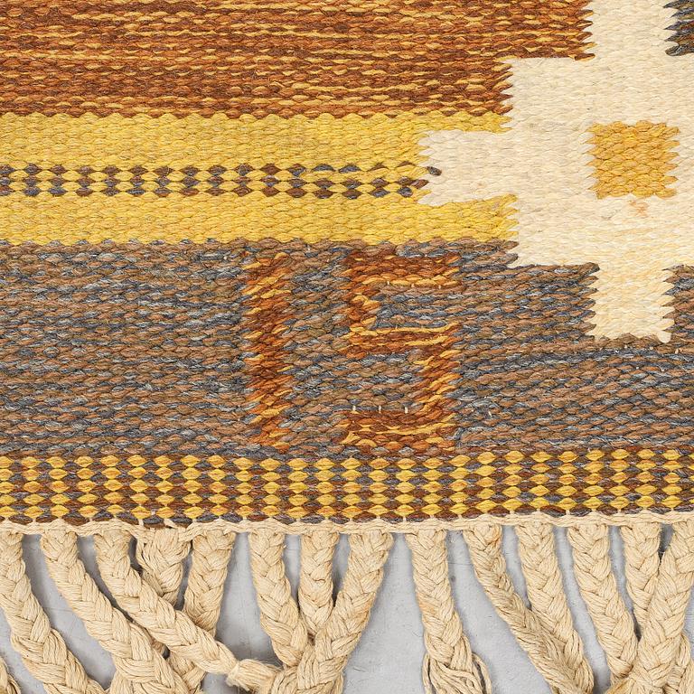 Ingegerd Silow, a carpet, flat weave, ca 201,5 x 133 cm, signed IS.