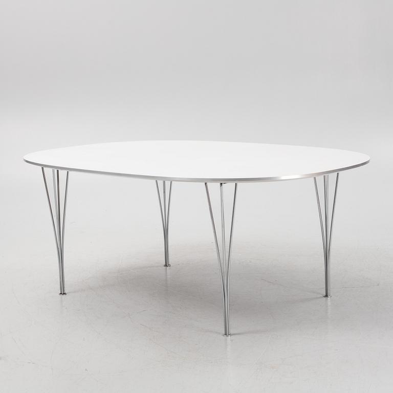 Bruno Mathsson & Piet Hein, a 'Superellipse' dining table, Fritz Hansen, Denmark.