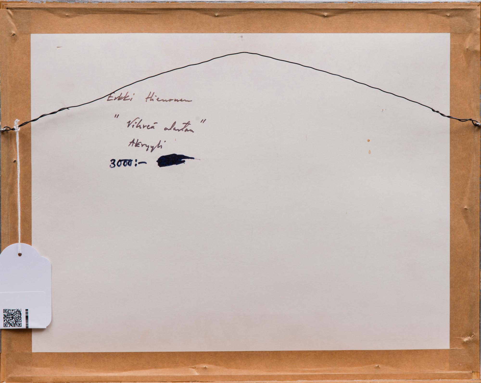 ERKKI HIENONEN, akryl på papper, signerad och daterad -76.