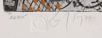 JORGO KRALLIS (SVERIGE), färglitografi, sign.