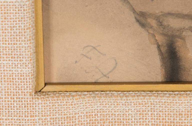 Fredrik Ahlstedt, Tytär Margareta, vuonna 1900.