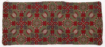 Sled cushion, approx. 103 x 44 cm.