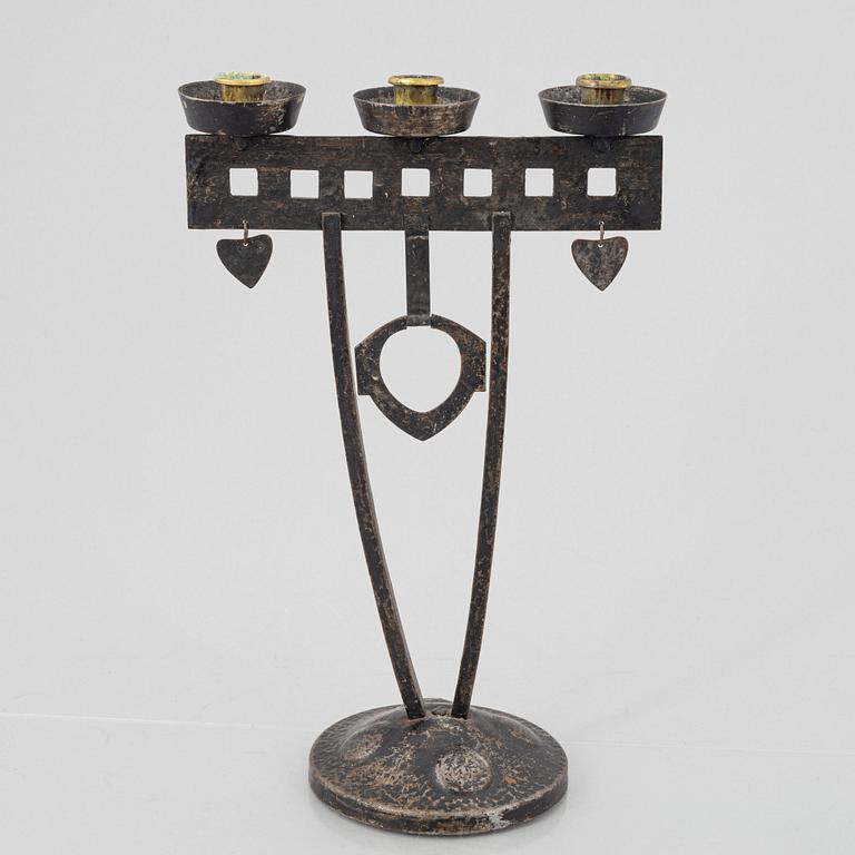 Candelabrum, Art Nouveau, early 20th century.