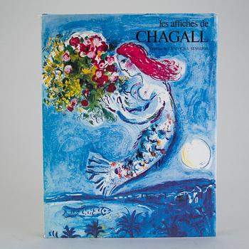 MARC CHAGALL, books (3), with, in total, nine lithographs in colour.