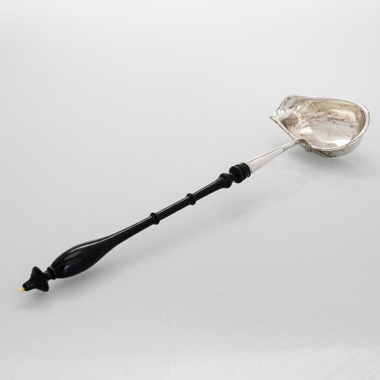 J.W. Jokiniemi, soppslev, silver, Nystad 1897.