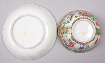 PARTI PORSLIN, 4 delar, Kina. Bl.a 1700-tal.