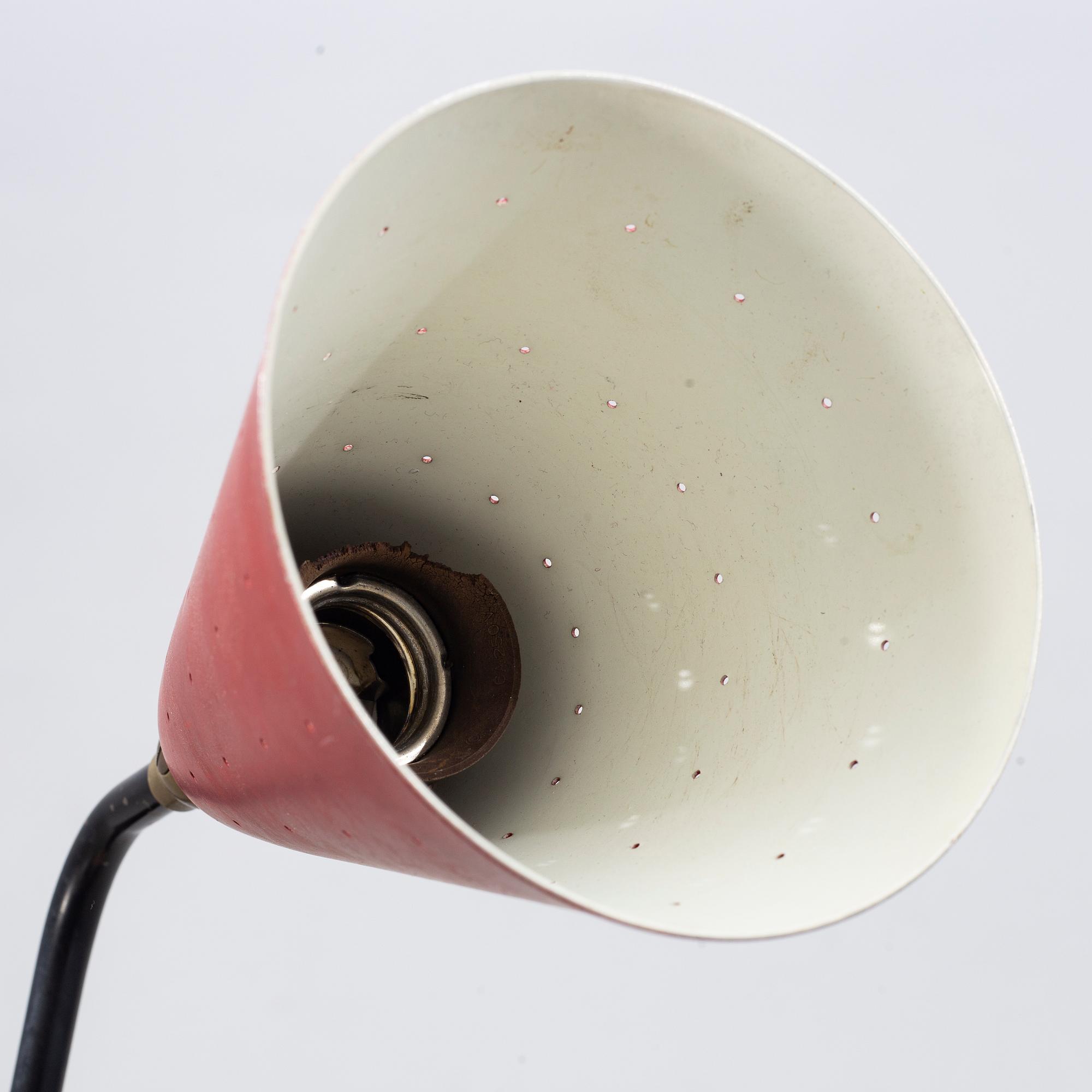 BORDSLAMPA, tillskriven Svend Aage Holm-Sörensen, 1900-talets mitt.