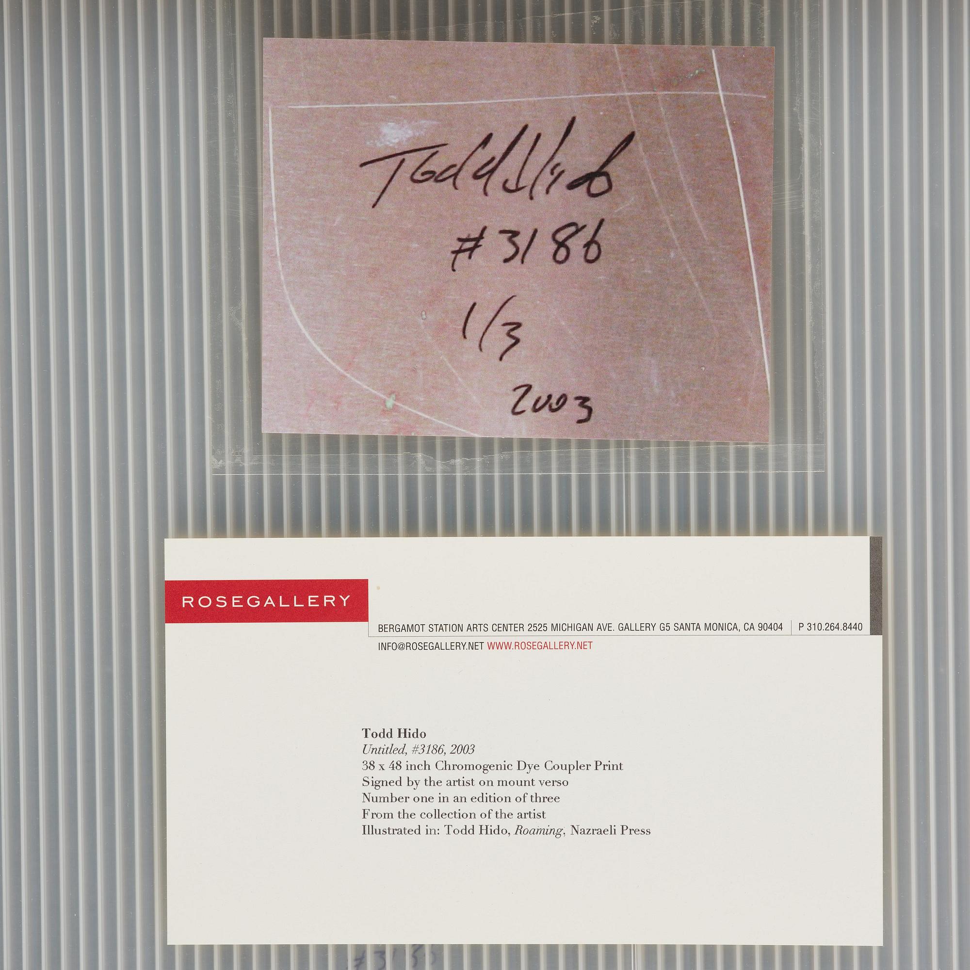 Todd Hido, "Untitled #3186", 2003.