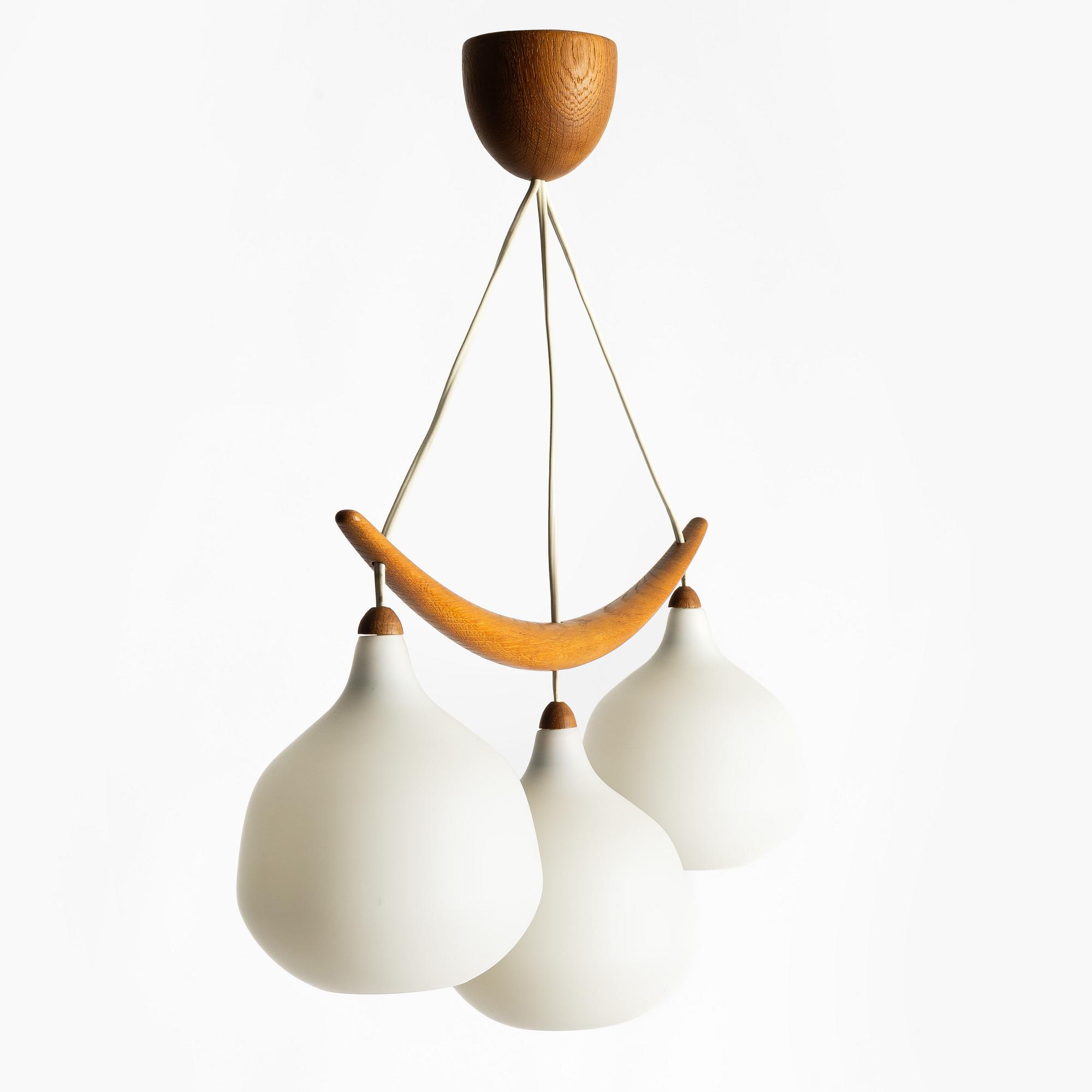 Uno & Östen Kristiansson, taklampa, Luxus, Vittsjö, 1900-talets andra hälft.