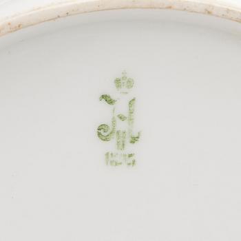 A RUSSIAN PLATE, Imperial porcelain factory, St. Petersburg, period of Nicholas II 1898?.