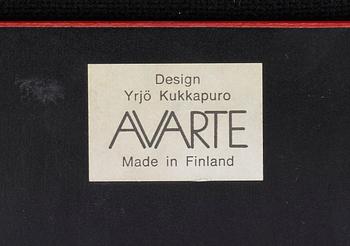 SKRIVBORDSSTOL, "Sirkus", Yrjö Kukkapuro för Avarte, Finland, 1980-90-tal.