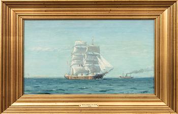 Christian Benjamin Olsen, Fartyg till havs.