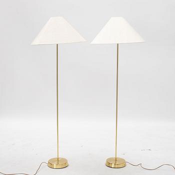 Golvlampor, ett par, Möller Armatur Eskilstuna, 1950/60-tal.